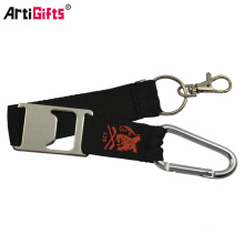 New products lanyard factory nylon strap key chain